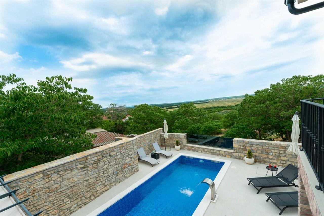 Stone Villa Didovi Snovi With Heated Pool Lisane Ostrovicke Eksteriør billede